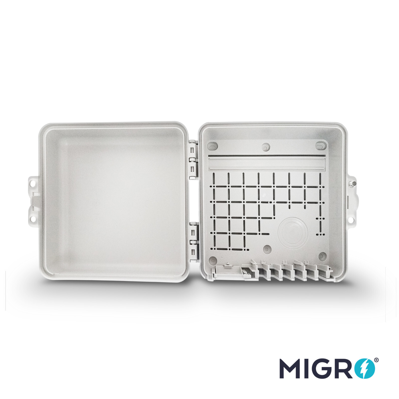Electrical Junction Box 9 x 9 x 3.5” Weatherproof Enclosure IP65 with DIN Rail