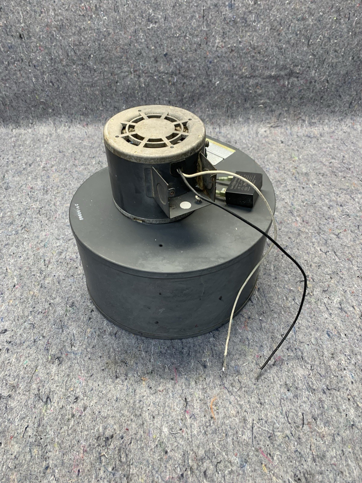 Dayton Blower 1TDT2A, 1/10 HP 115V 50/60Hz 1.85/2.05A 1320/1430 RPM 549 CFM