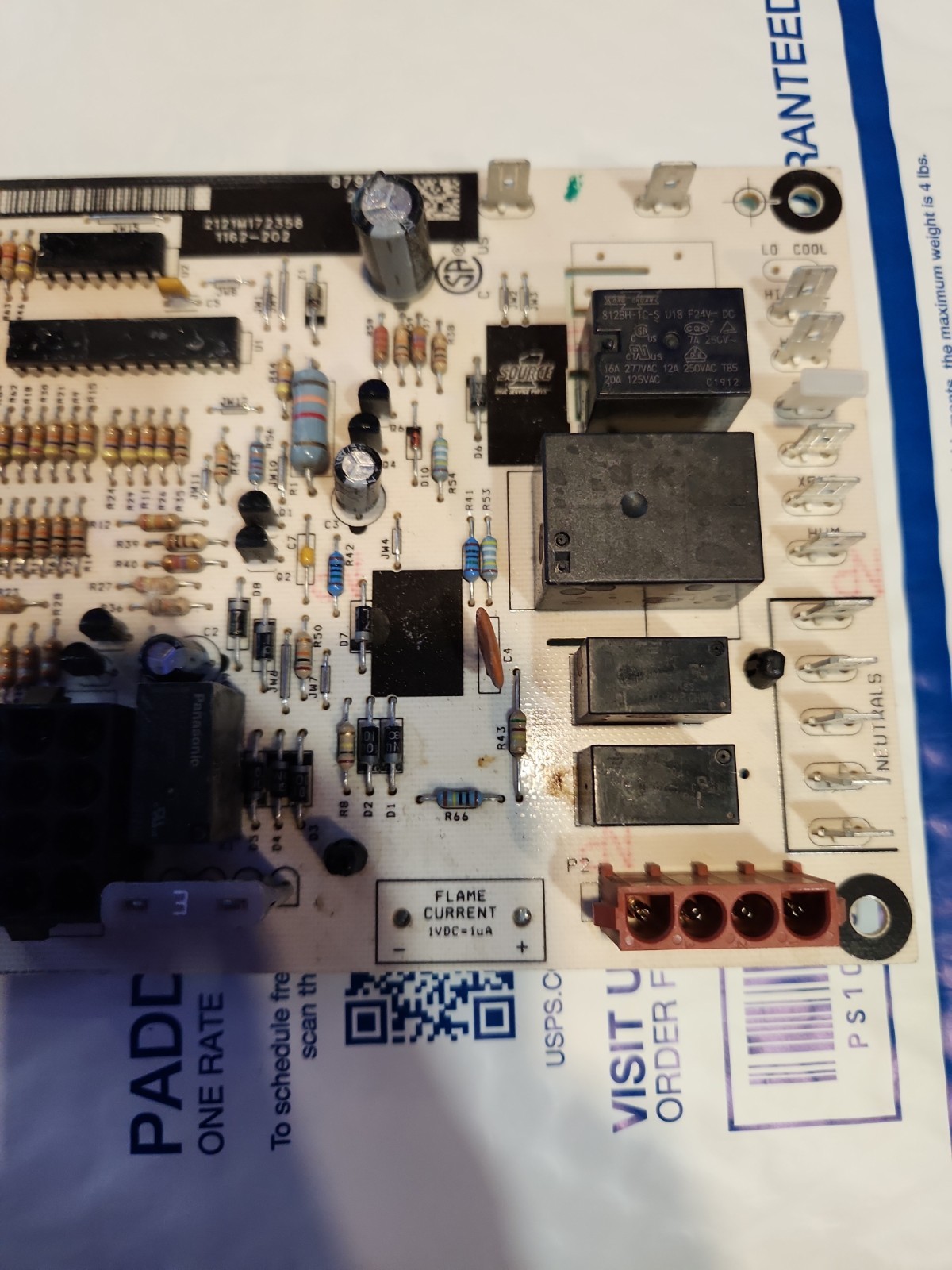 Source 1 1162-83-202 REV.A Furnace Control Board 879598 1162-202