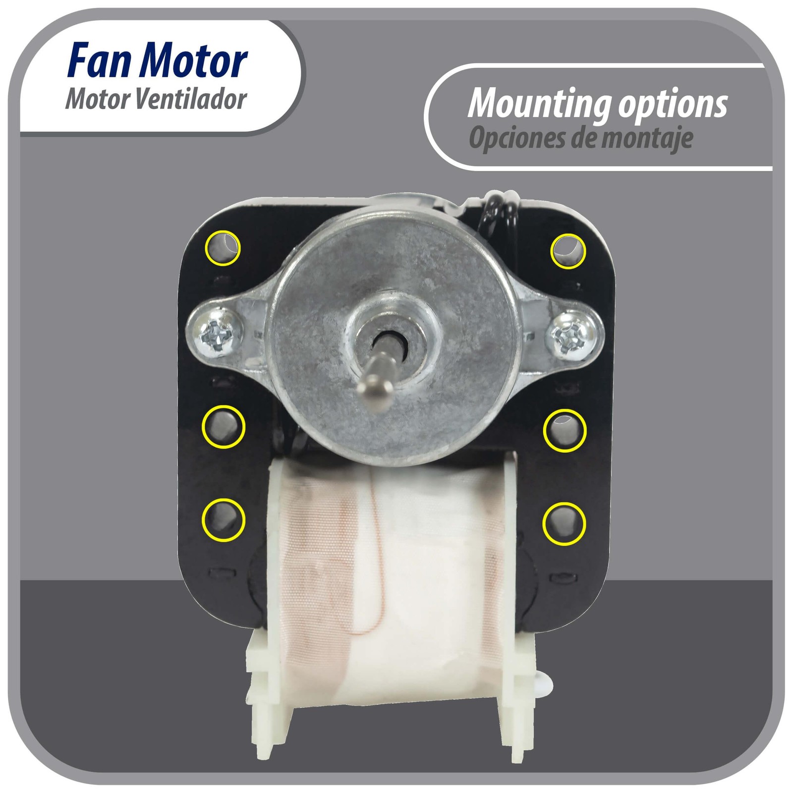 Appli Parts condenser Fan Motor universal replacement 110V 50/60Hz 0.25A 13W CCW
