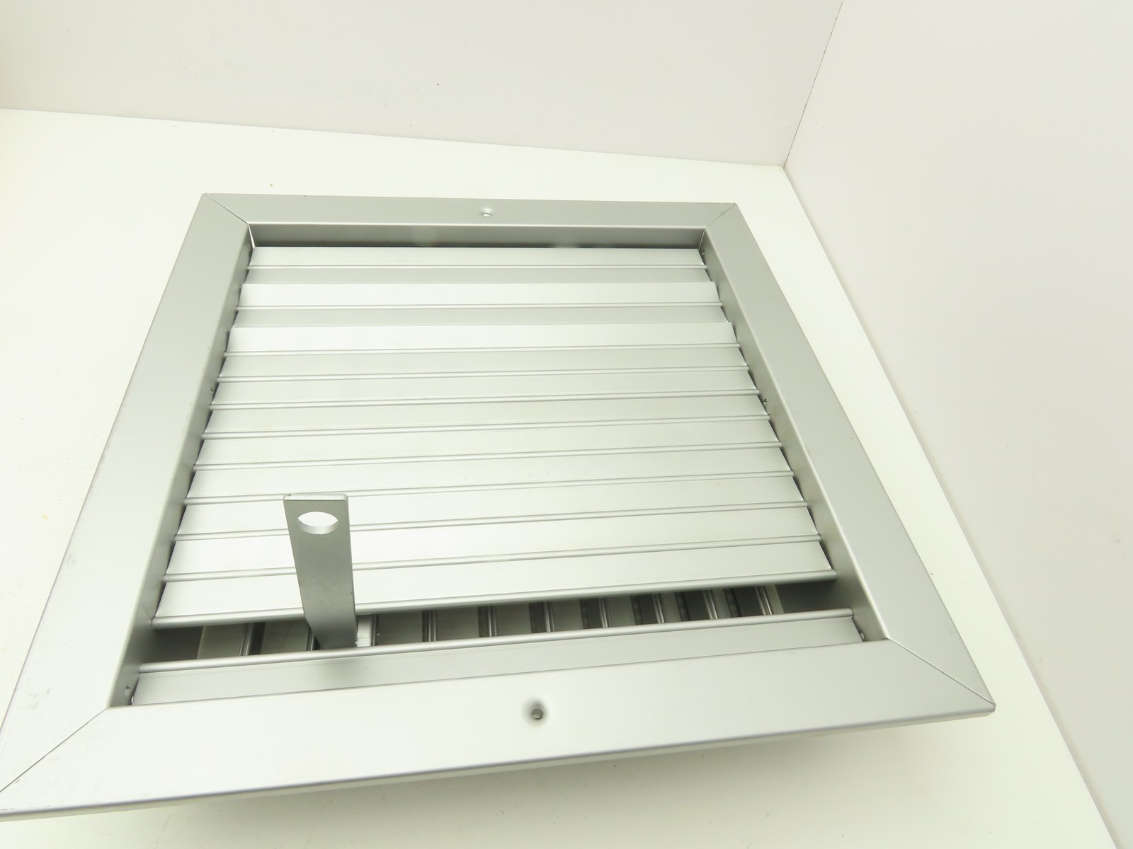 Manual Adjustable Louver Ventilation Duct Damper 12″x12″ 2 Way Control 1 Lever