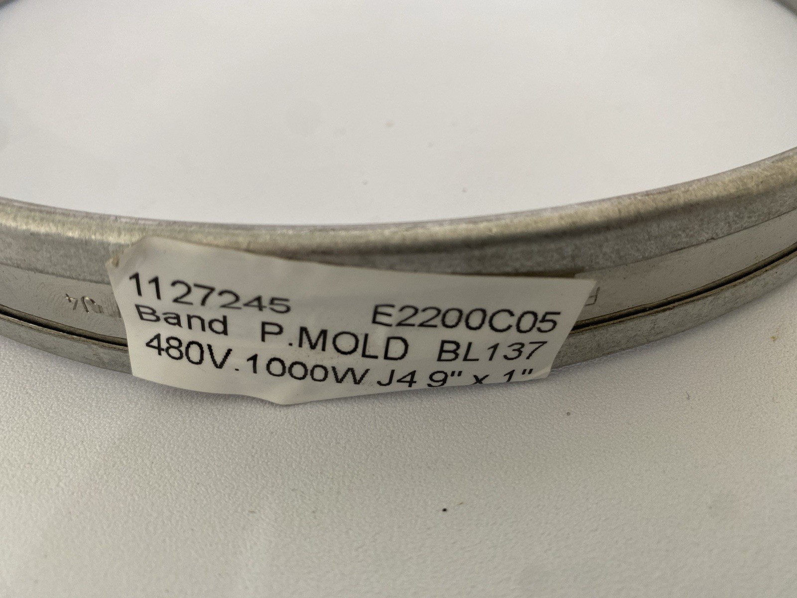Precision Mold BL137 480V 1000W 9” x 1” Band Heater