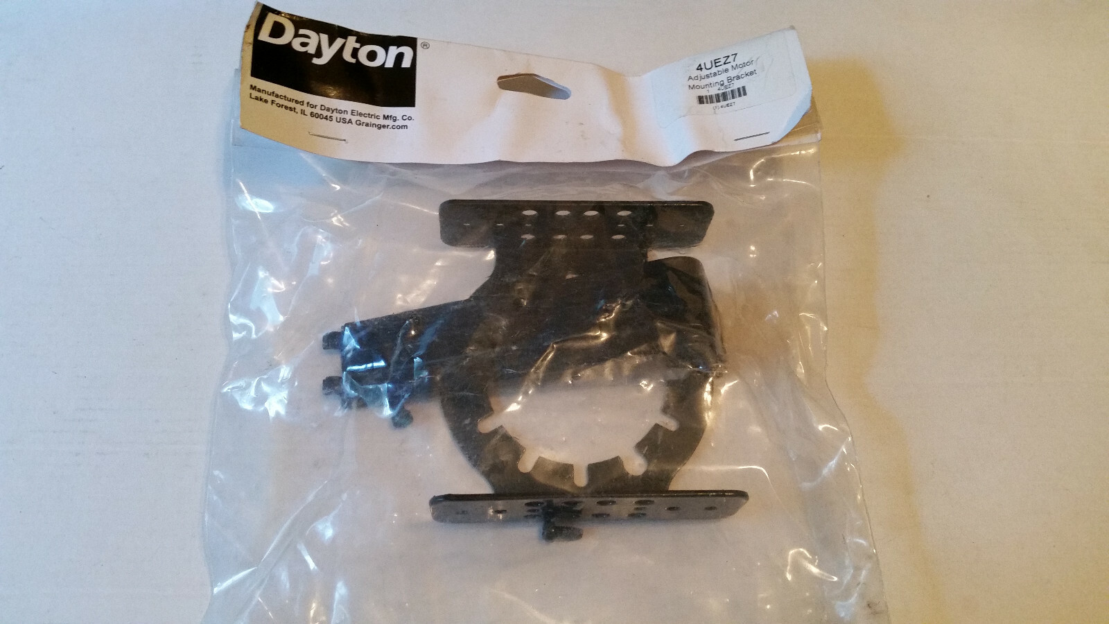 Dayton 4UEZ7 Adjustable Motor Mounting Bracket, Steel ,2 Studs