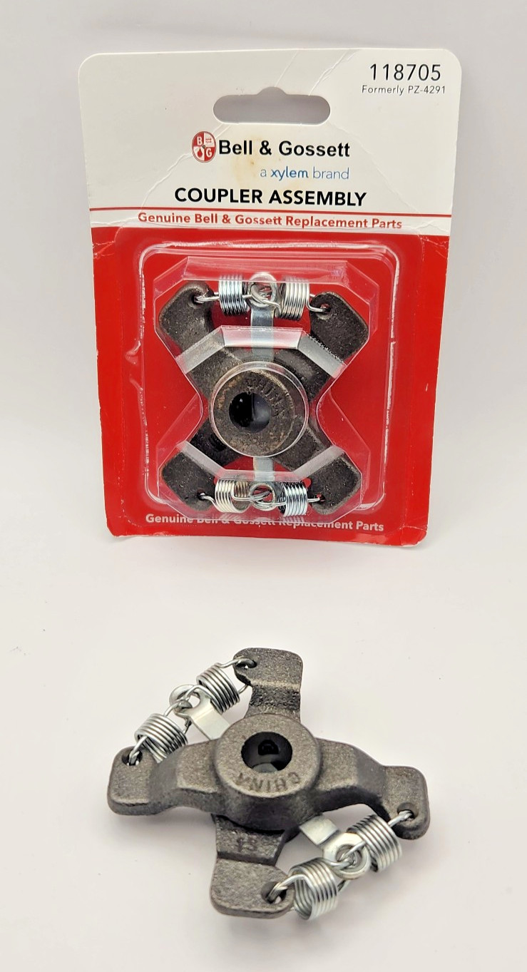 Bell & Gossett 118705 Cast Iron Pump Coupler Coupling Assembly Series 100 NEW