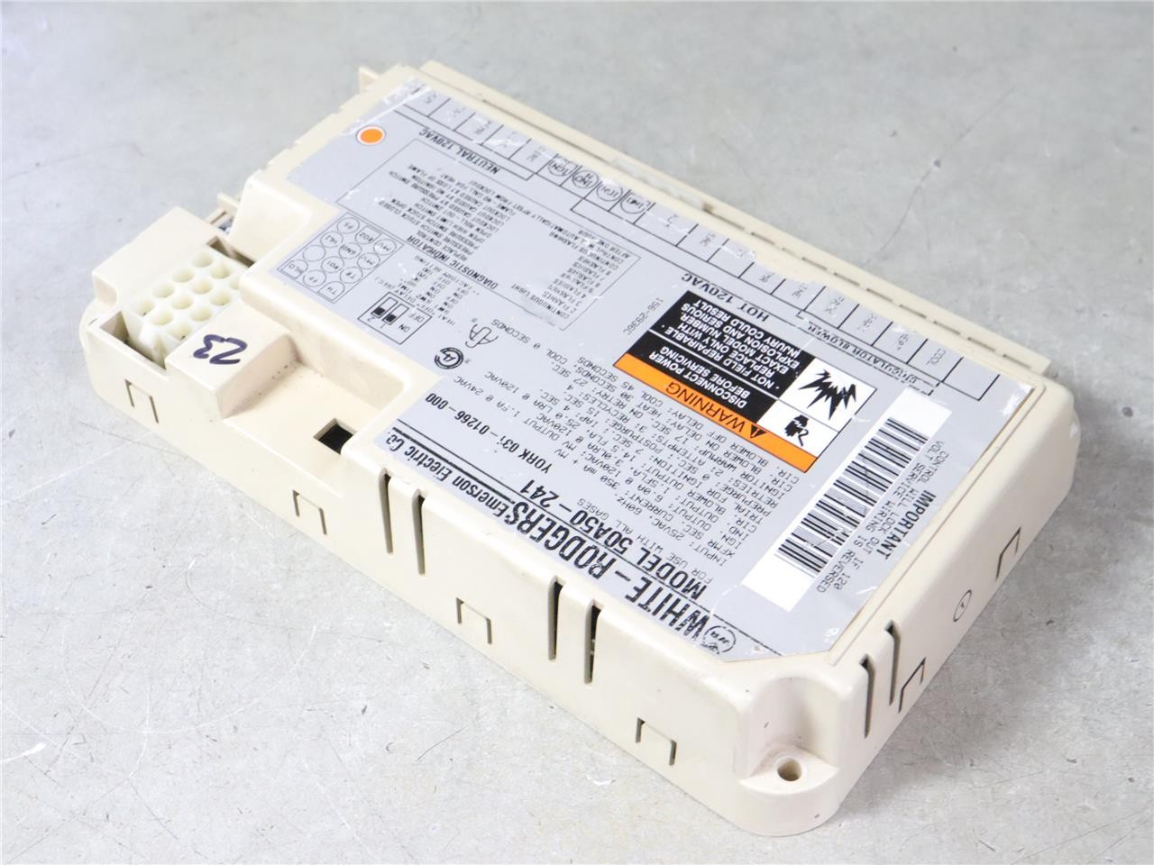 White Rodgers 50A50-241 Furnace Control Circuit Board YORK 031-01266-000 #23