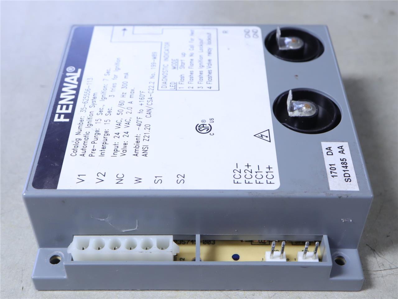 FENWAL 35-625556-113 Automatic Ignition Control Module System