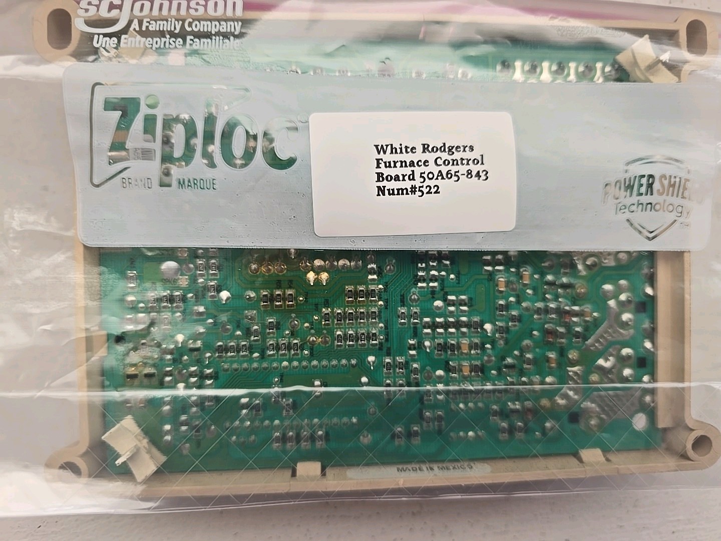 White Rodgers Furnace Control Board 50A65-843 Num#522