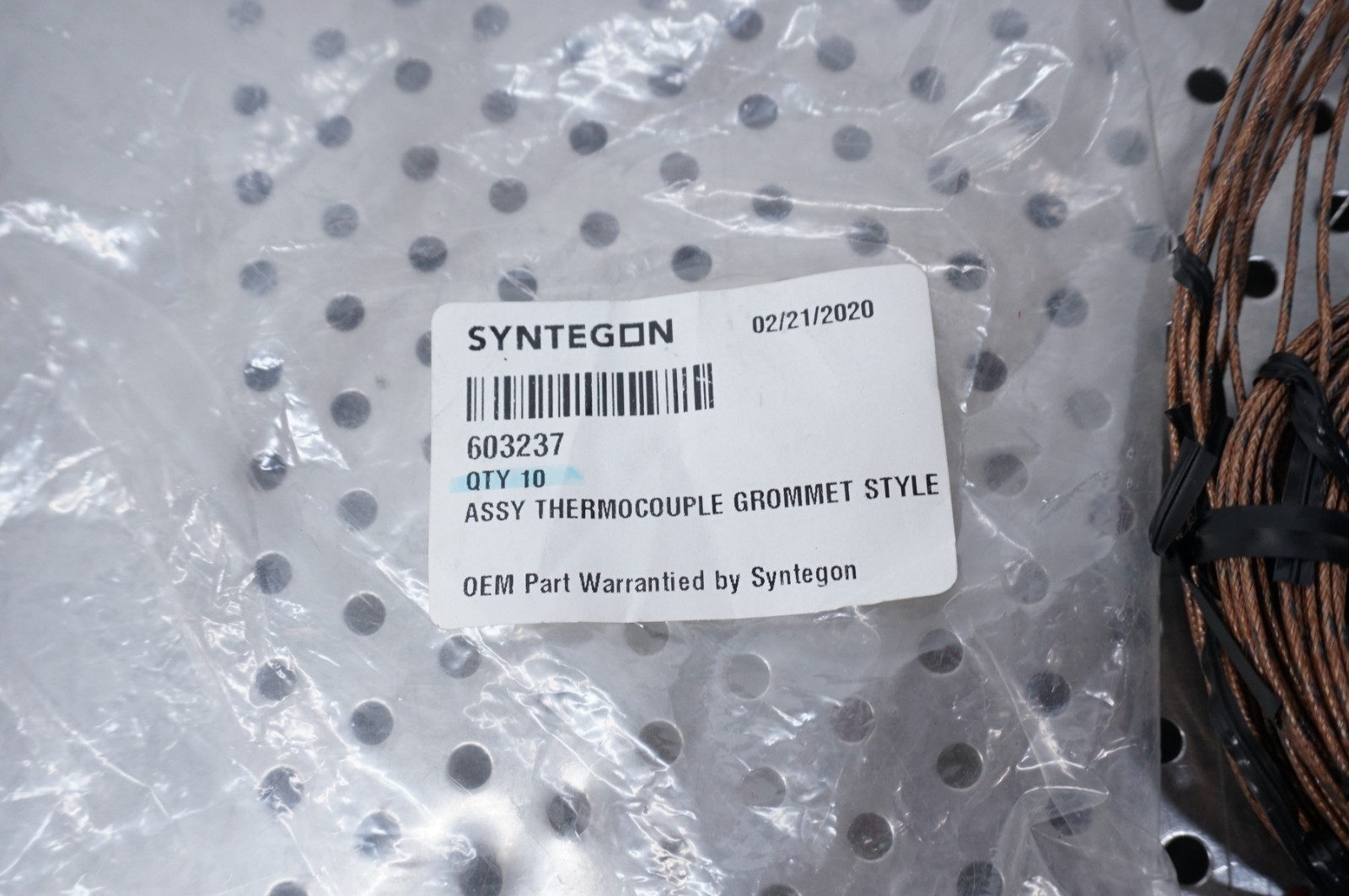 (Qty 10) Watlow Grommet Style Thermocouple 73XJFGA096A new syntegon 602337