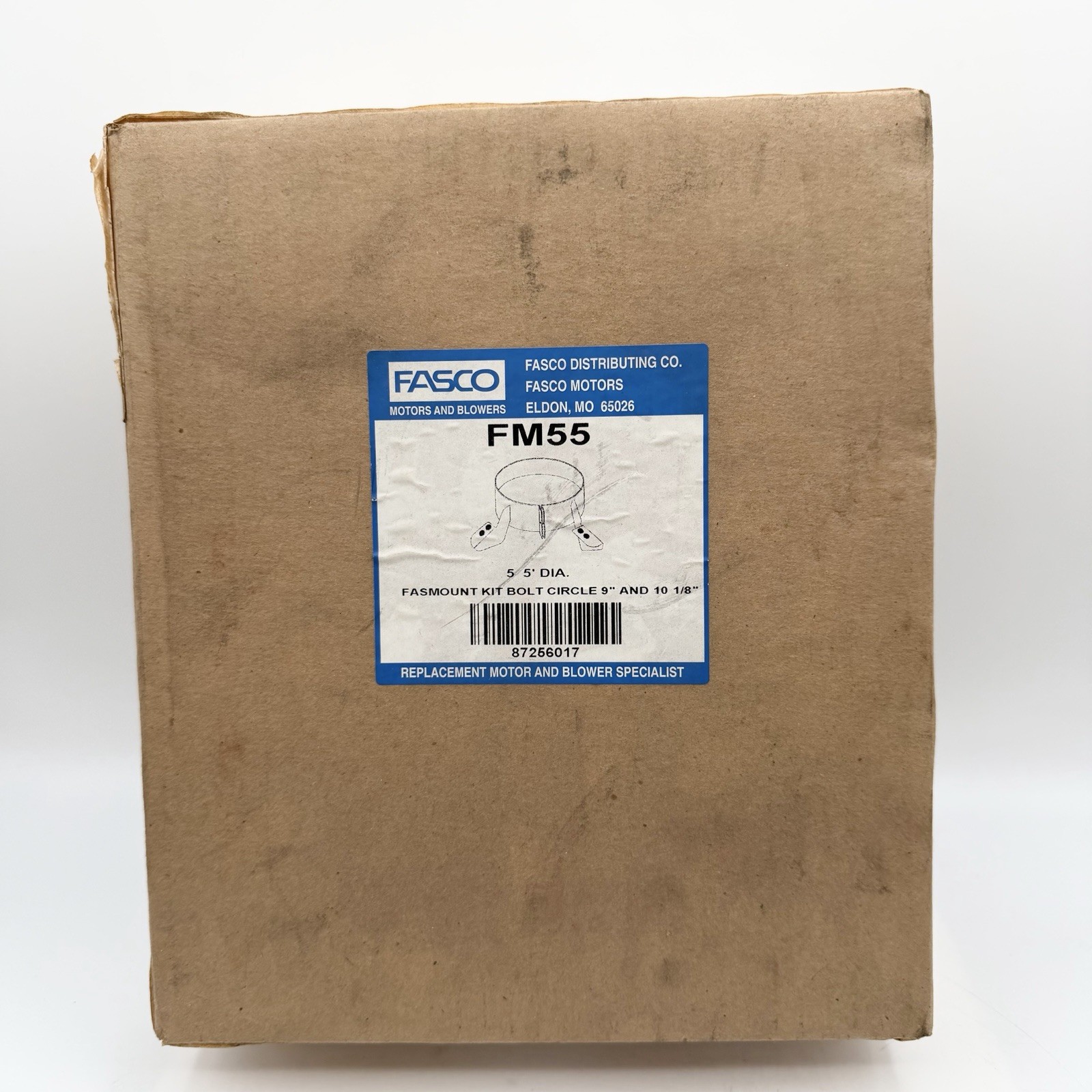 Fasco FM55 8725-6017 5-5/8in 3-Leg Torsion Flex Mount Bracket Blower UL CSA