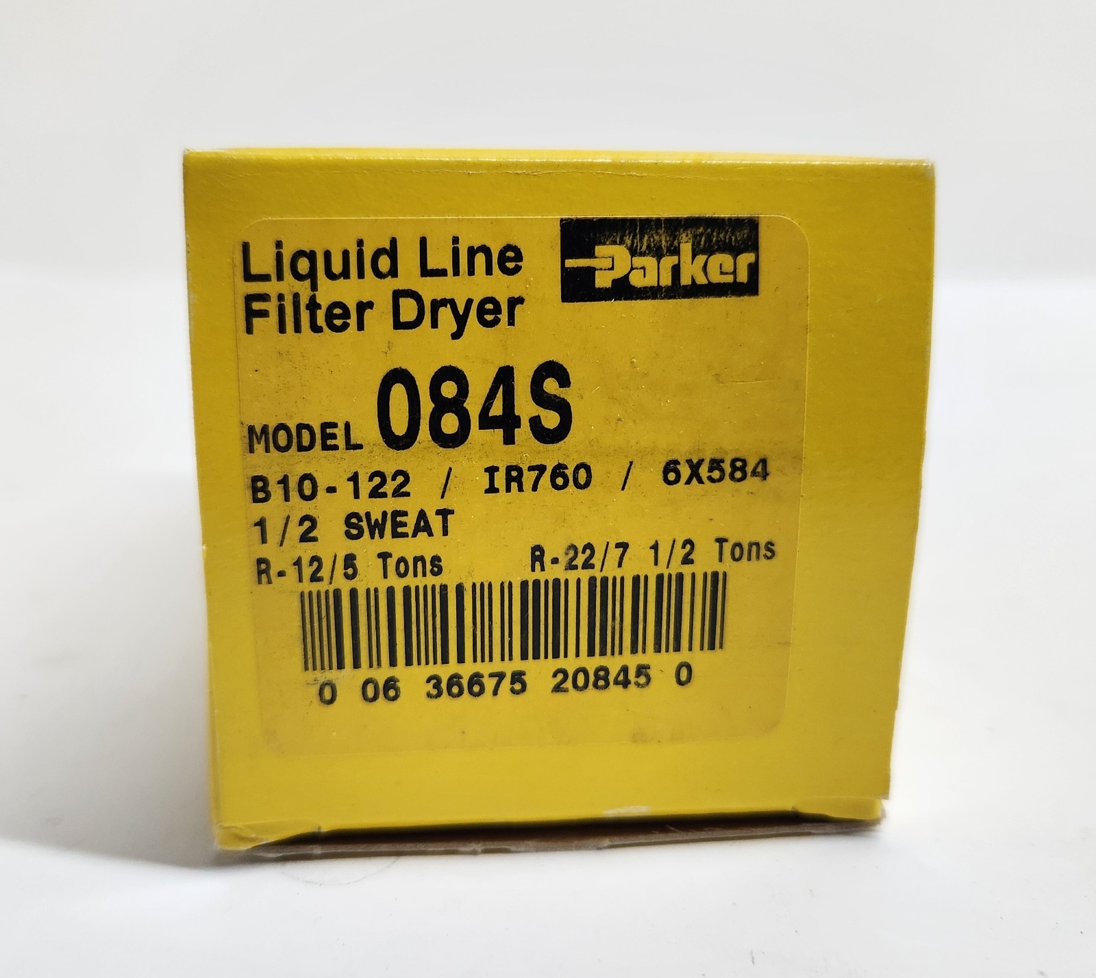 Parker 084S Unidirectional Gold Label Liquid Line Heat Pump Filter Dryer