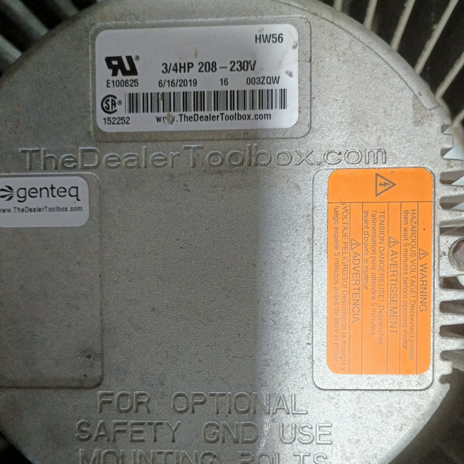 Genteq HW56 3/4 HP 208-230V ECM Blower Motor Tester Module TheDealerToolbox (