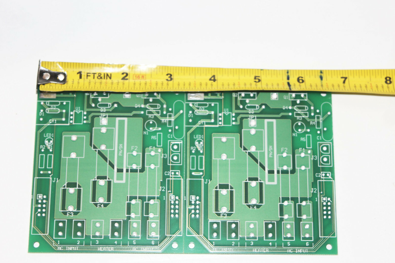 2x Lot – 170690 Rev B Furnace AC Prototype Green PCB Circuit Control Board HVAC