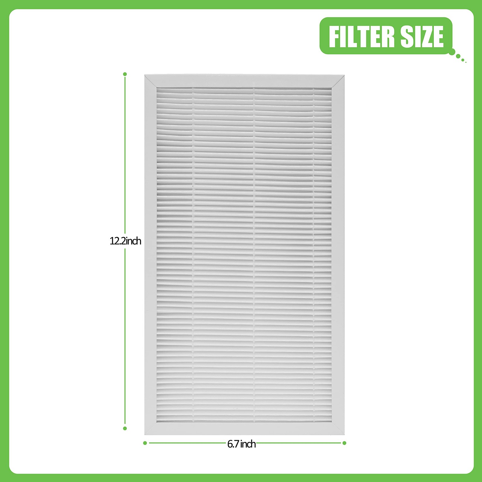 Hichoryer F1 Filter Allergen Reduction, Replacement 2 Count (Pack of 1)