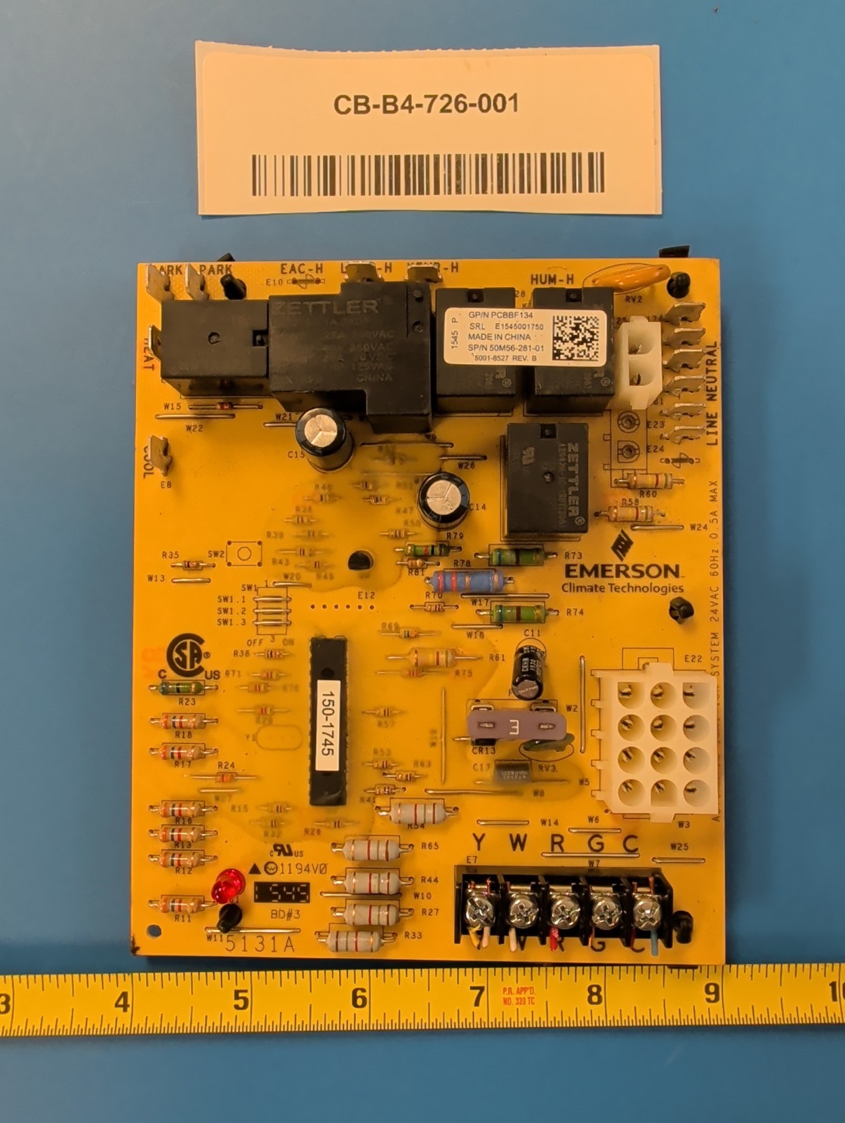 Goodman Amana PCBBF134 Furnace Control Circuit Board 50M56-281-01 INSPECTED