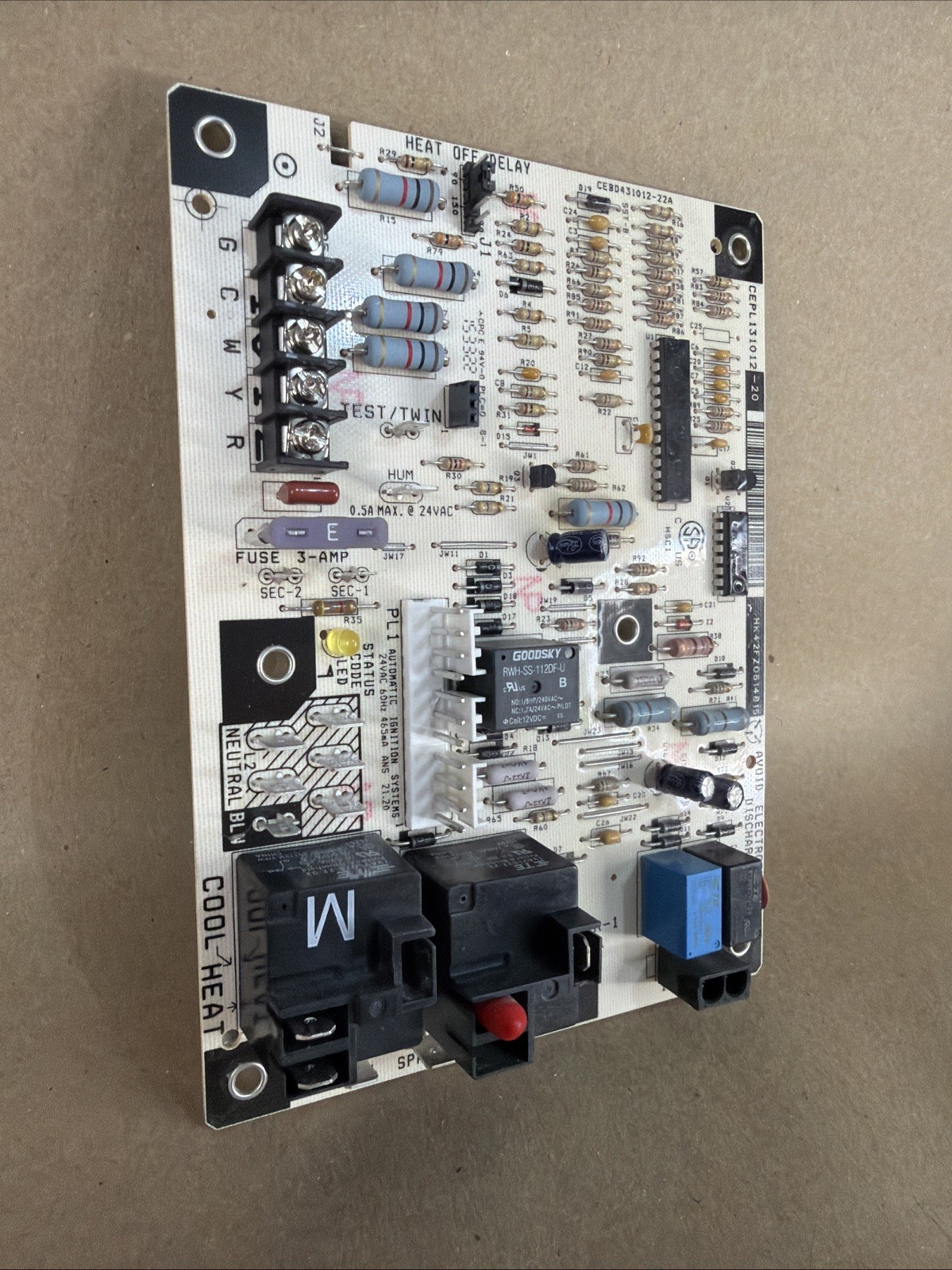 TESTED Carrier Bryant HK42FZ039 Furnace Control Board CEPL130934-02 (B2)