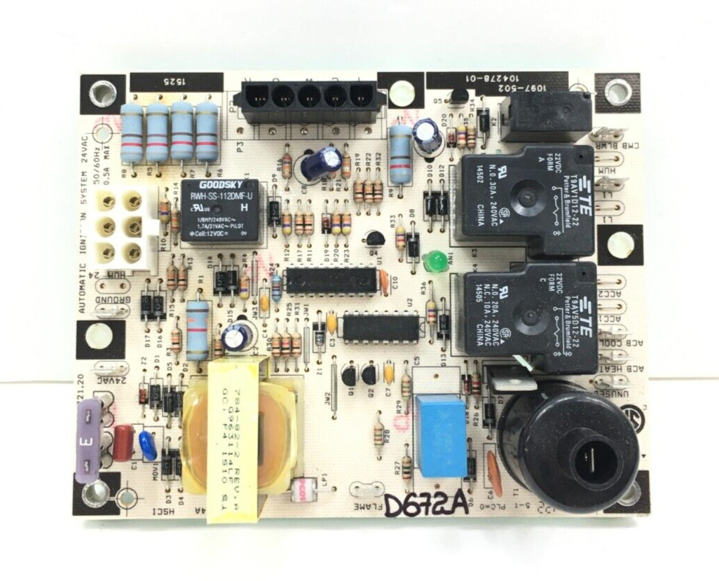 Honeywell LENNOX 1097-502 Furnace Control Board 104278-01 used #D672A