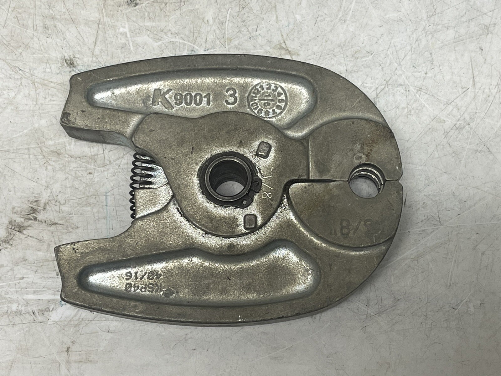 Used Parker Sporlan Zoomlock Refrigerant Press Jaws PZK-J6 3/8 Fast Shipping