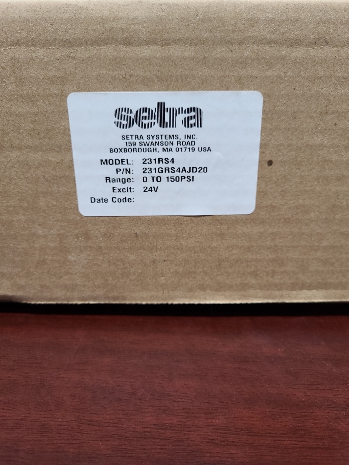 Setra’s Model 231 wet differential pressure 0 To 150psi