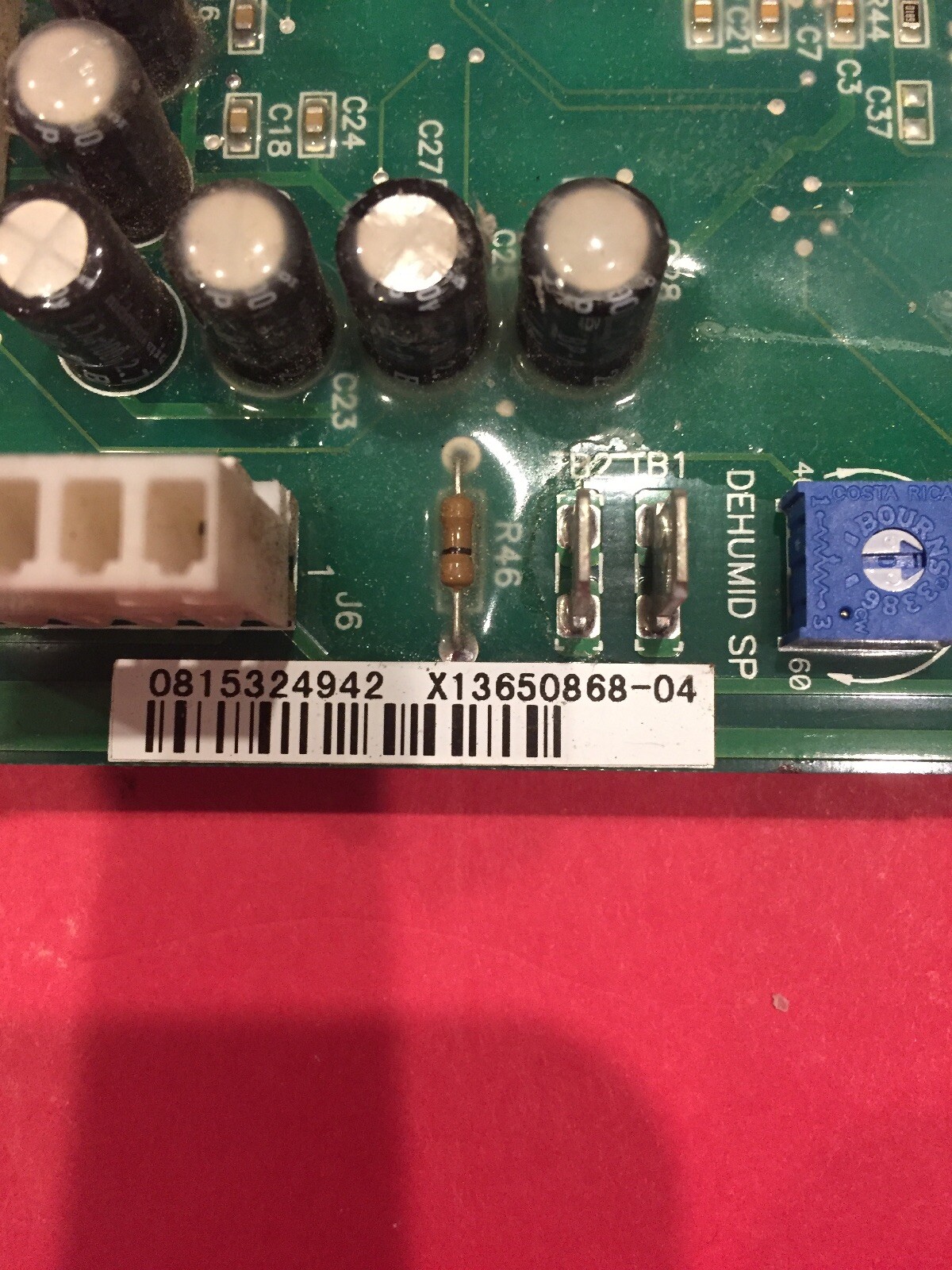 Trane/American Standard 6400-1083 Rev D Control Board USED