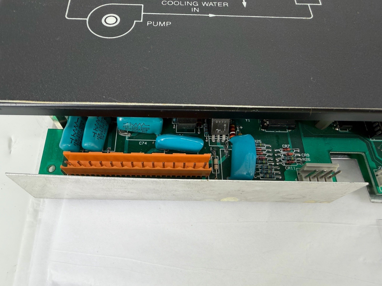AEC 530445 Chiller Control Board, Micro-Computer, RS232, MPXT Board Rev. C