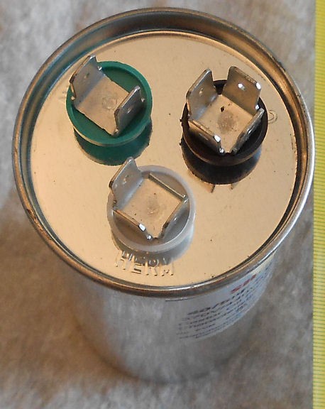 2 pieces SHENGE 40/5 AC Capacitor +/- 6% uF MFD 370/440 VAC CBB65B
