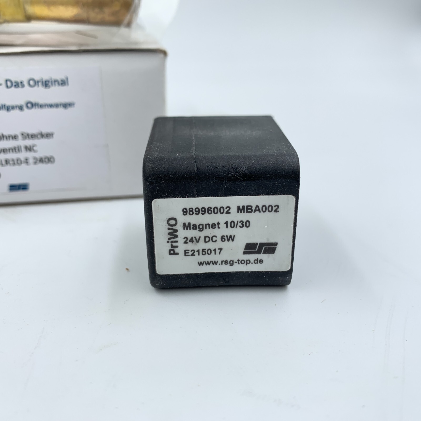 RSG 216 DN5-LR Valve Kit Pilot Operated 5mm Binder 8500-0317 PriWo