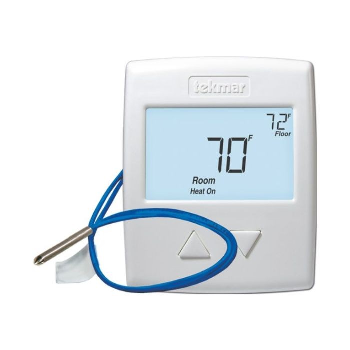 TEKMAR T519 Radiant Thermostat 1 Heat 10-30V PVC PWM Slab Sensor
