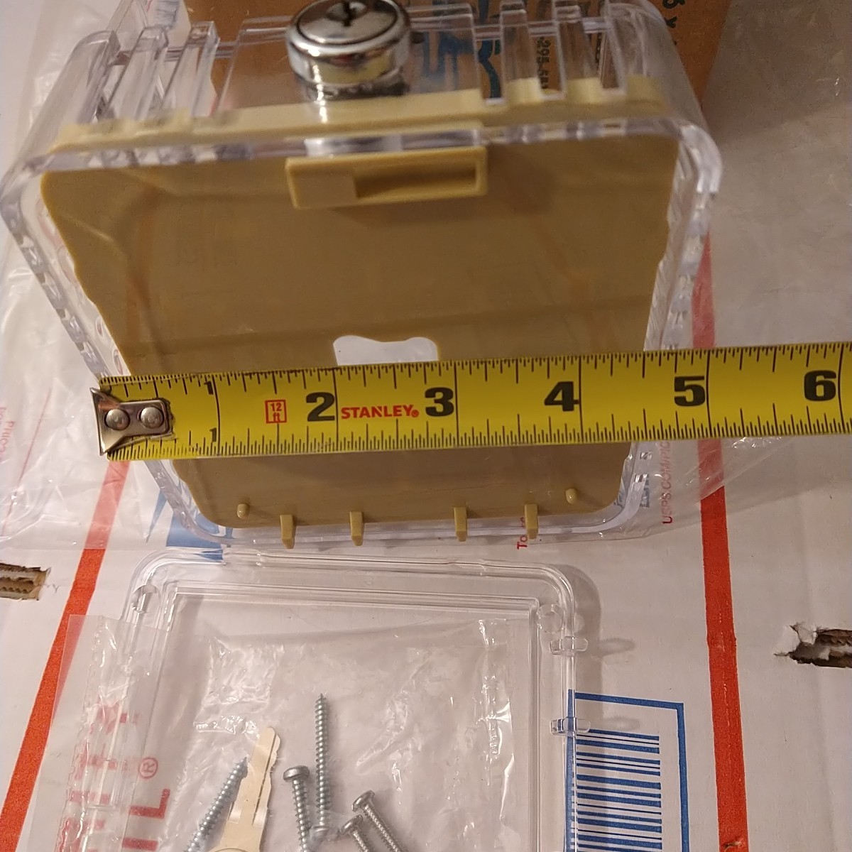BTG-EK Thermostat Guard 3-7/8 x 3-1/2 x 2-1/2 Inch Inner Dimensions Key Locking