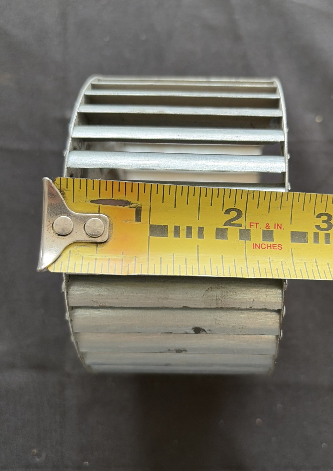 Centrifugal Impeller Fan Wheel 4.25” Dia 2.5” Width