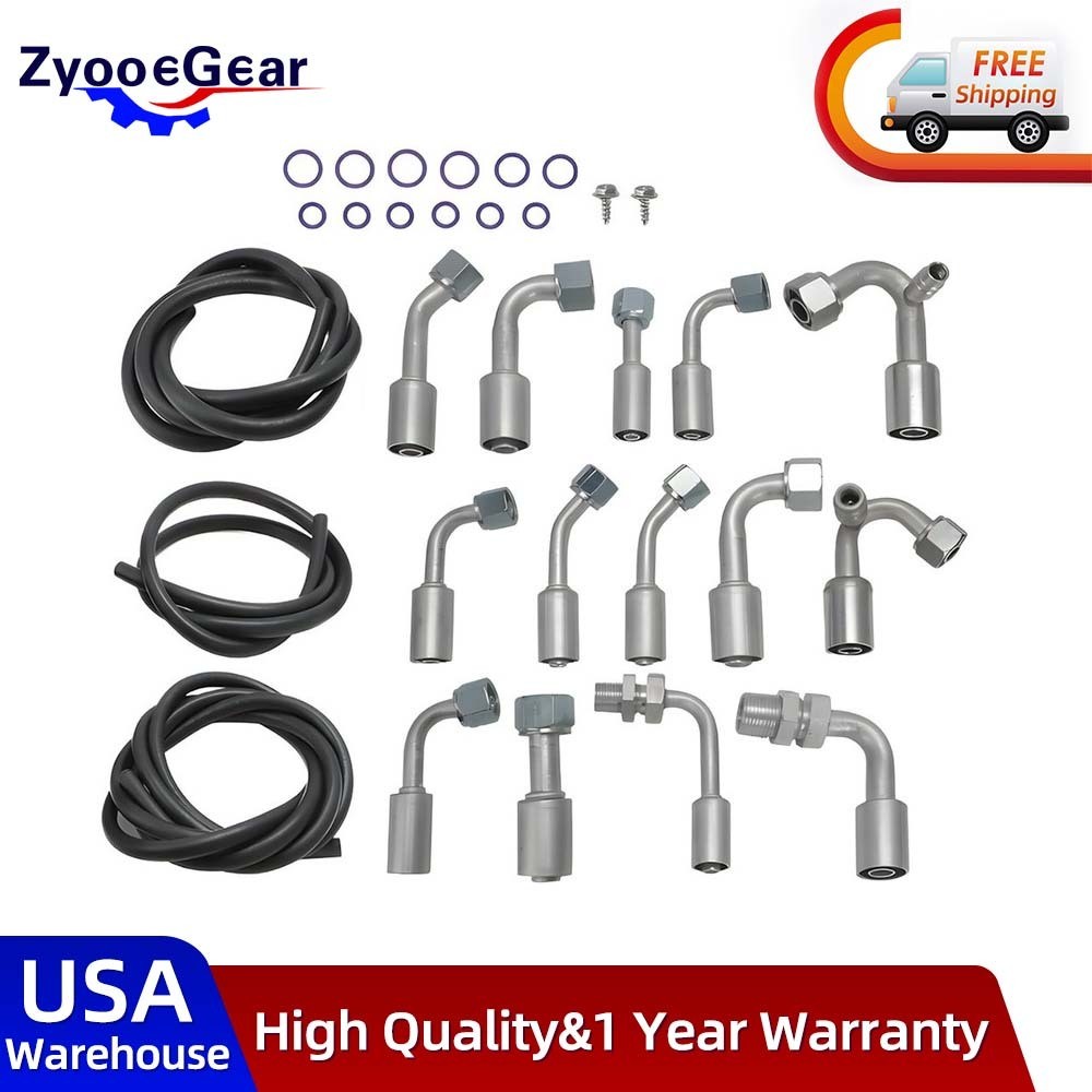 Universal Air Conditioning Hose Kit for Cars Trucks Vehicle AC – Extended Hose