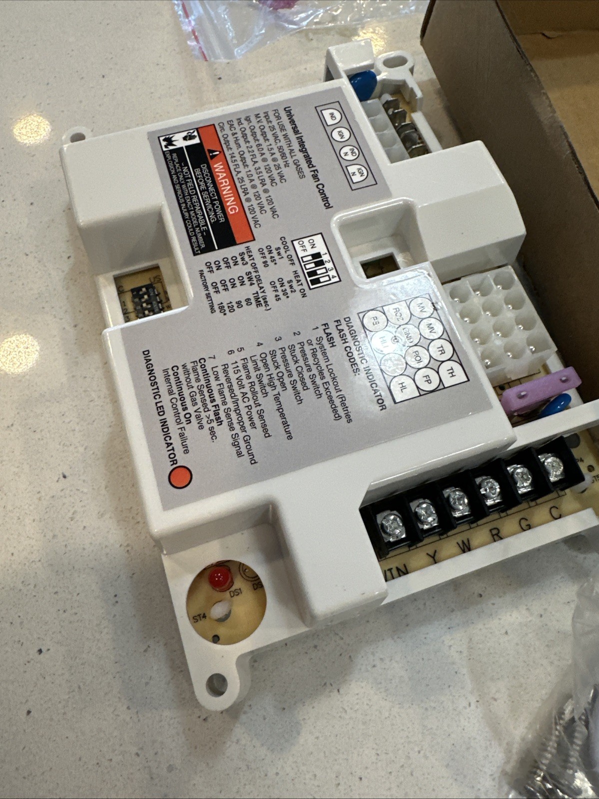 50A55-843 Furnace Control Board Furnace，Suitable for White Rodgers 50A55-843
