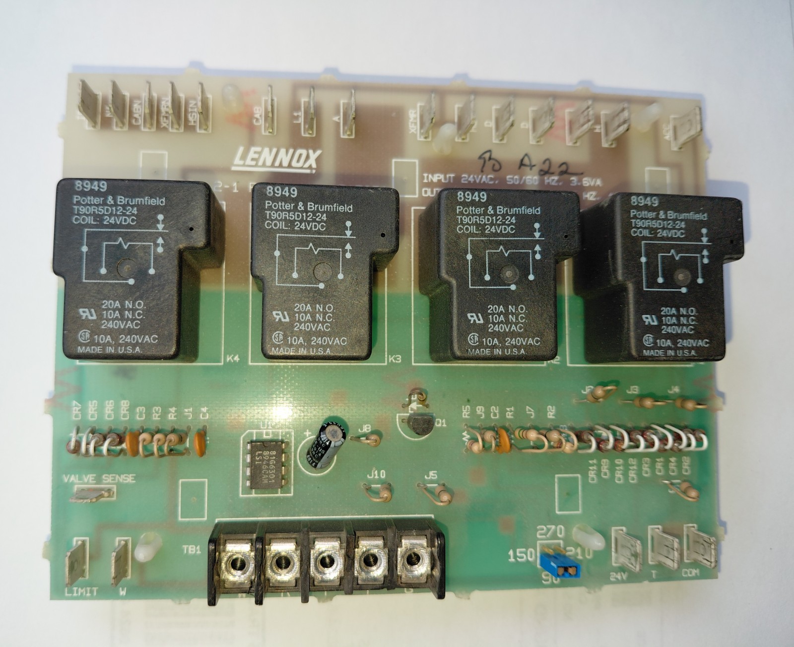 Lennox BCC2-1 LB-61708A circuit Control Board