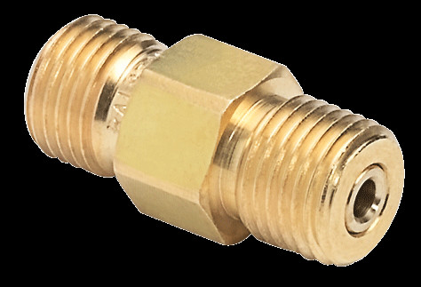 Ralston QTHA-HSHS Male Quick-Test x Male Quick-Test Hose Union, Brass