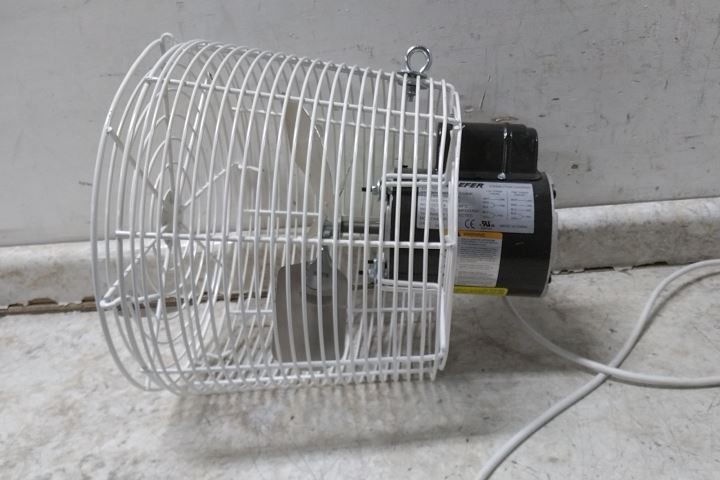 Schaefer GVK12 1/10 HP 115/230VAC 12 In Blade Dia Standard-Duty Industrial Fan