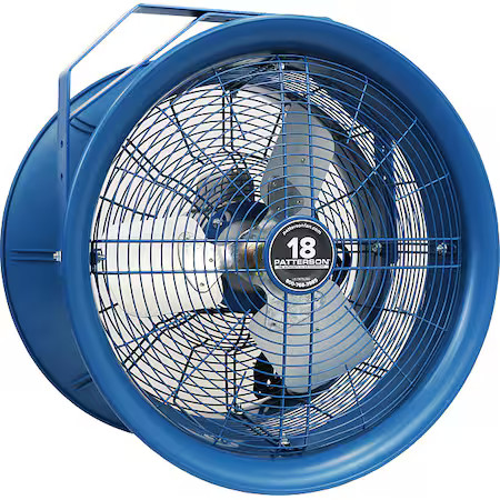 Patterson H18b High Velocity Industrial Fan, Ceiling, Column, Floor, Wall