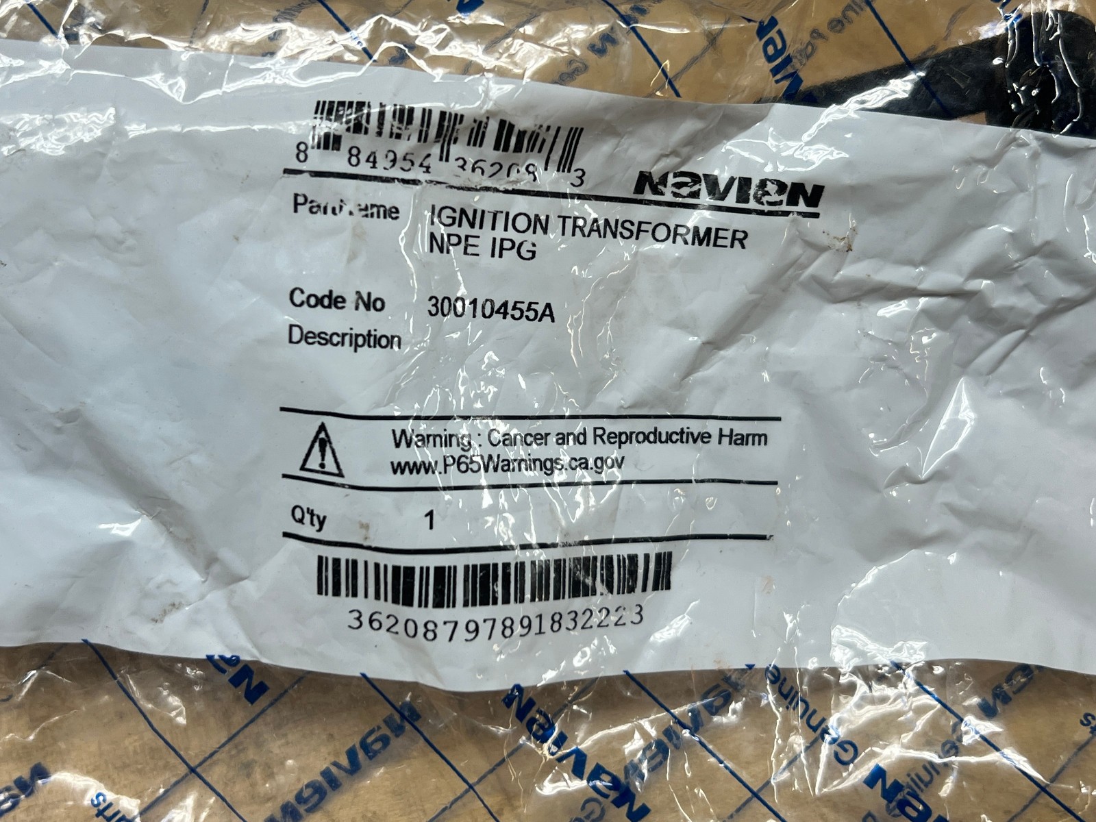 Navien 30010455A Ignition Transformer