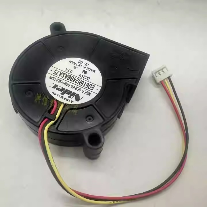 1PCS Nidec E0515H24B8ASA75 DC24V 0.1A 50*15MM 3-Pin Turbo Blower Cooling Fan