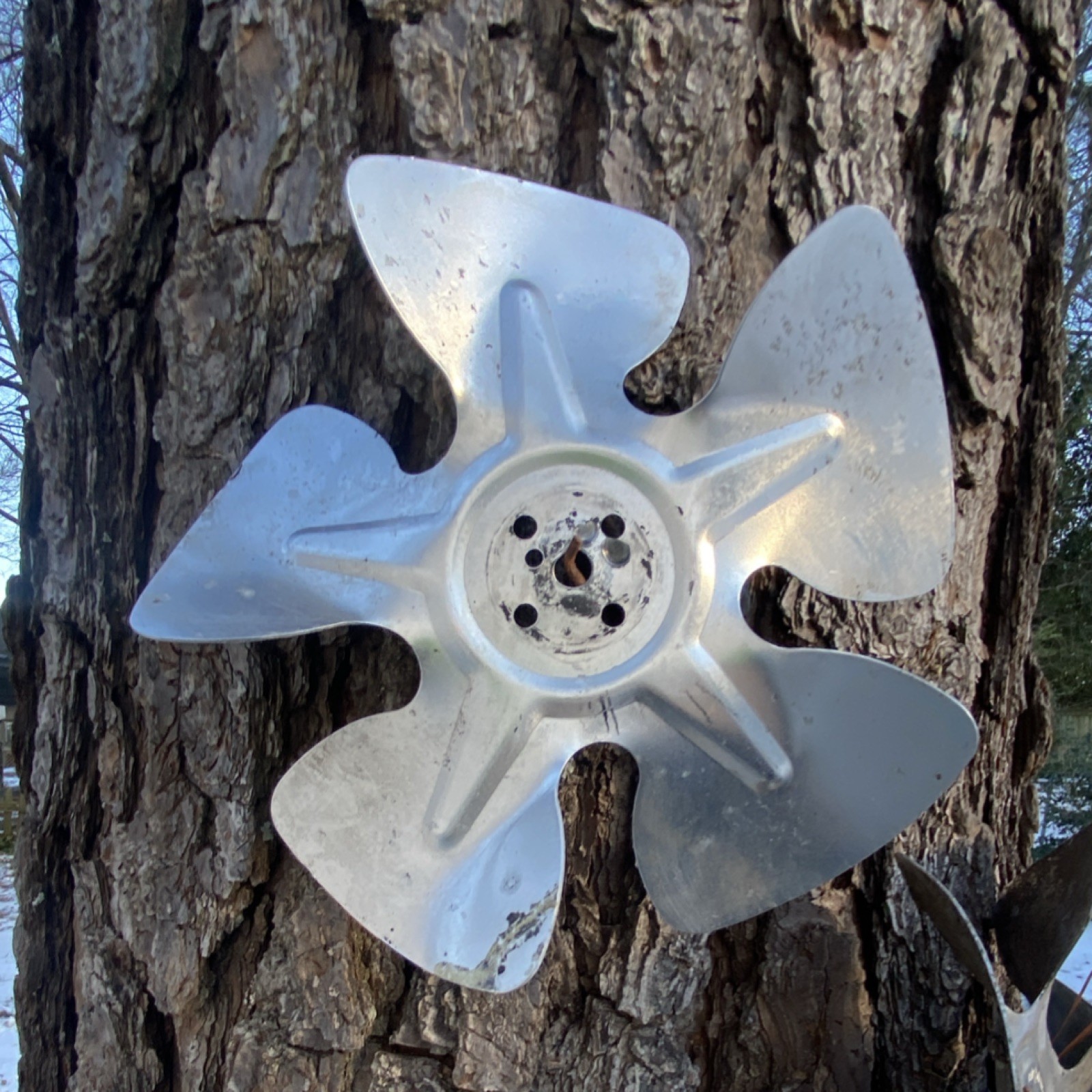 Aluminum Fan Blade 8-3/4″ OD 5-Blade Hubless 1″ Blade Height