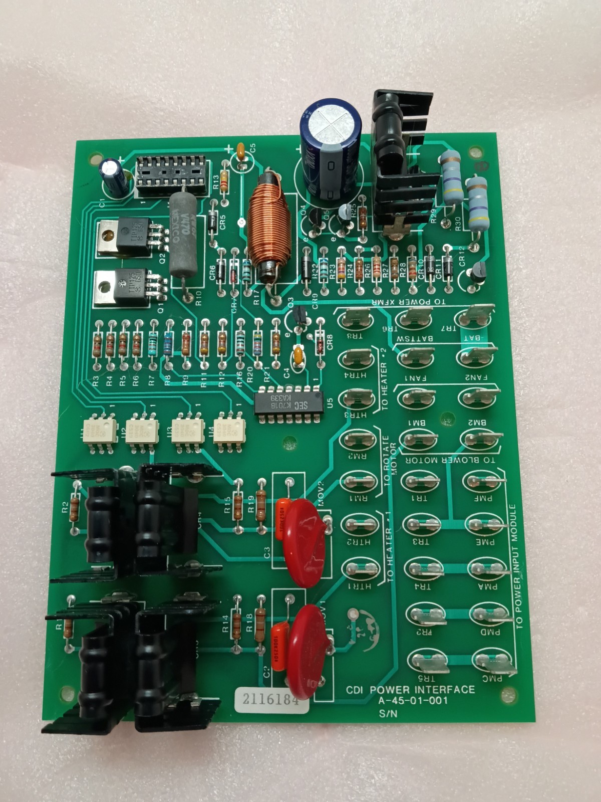 CDI Power Interface A-45-01-001 HVAC Controller Board