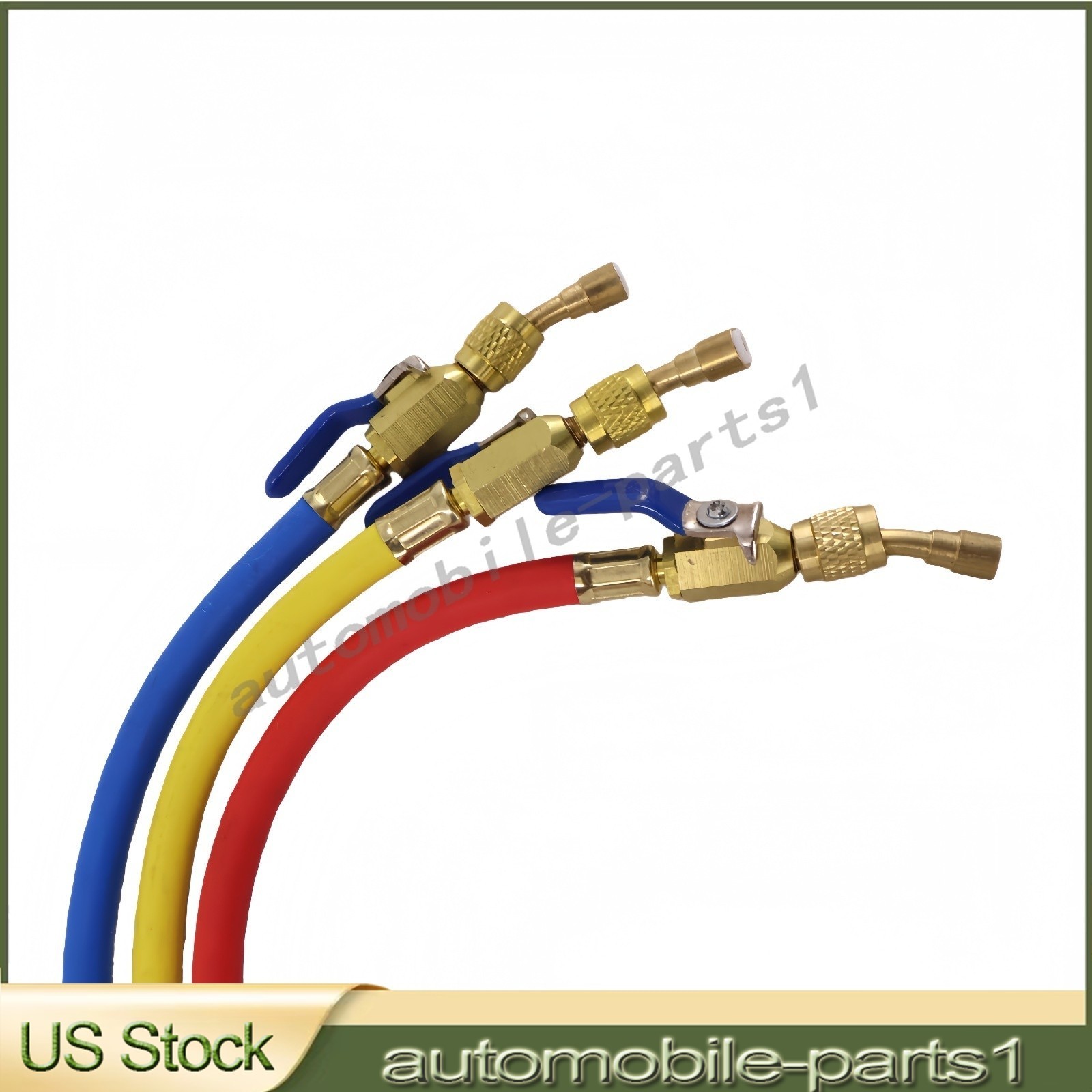 NEW For 29986 Plus II 72″ HVAC Charging Hose Set 1/4″ (3-Pack) USA