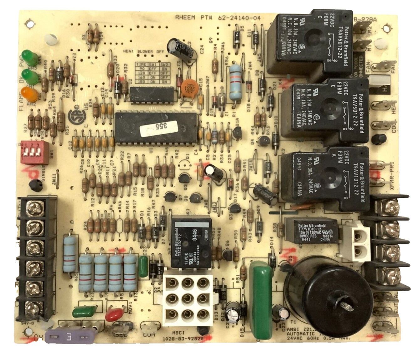 62-24140-04 gas furnace control board