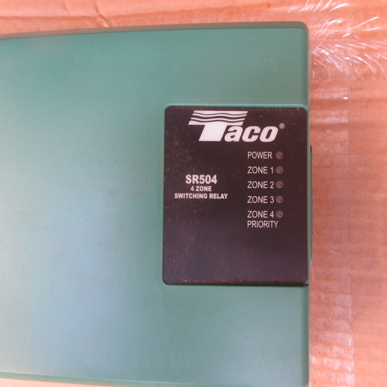 Taco SR504 Comfort Solutions 4-Zone Switching Relay Green