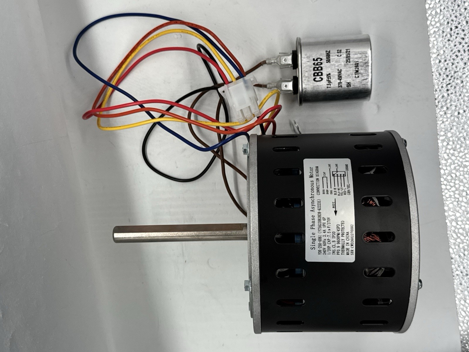 Blower Motor1/3HP 240V 903075 5KCP39EGT057AS For Nordyne Intertherm Miller621675
