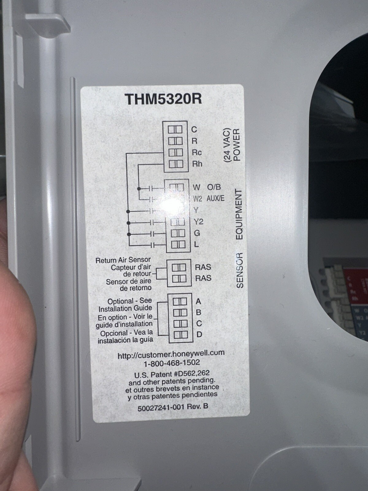 Honeywell THM5320R1000 Redlink Equipment Interface Module THM5320R