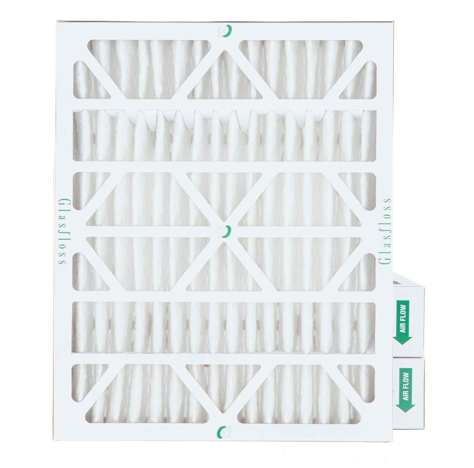 Glasfloss ZL 20x25x4 MERV 10 (FPR 7) Pleated Furnace Air Filters. 3 Pack