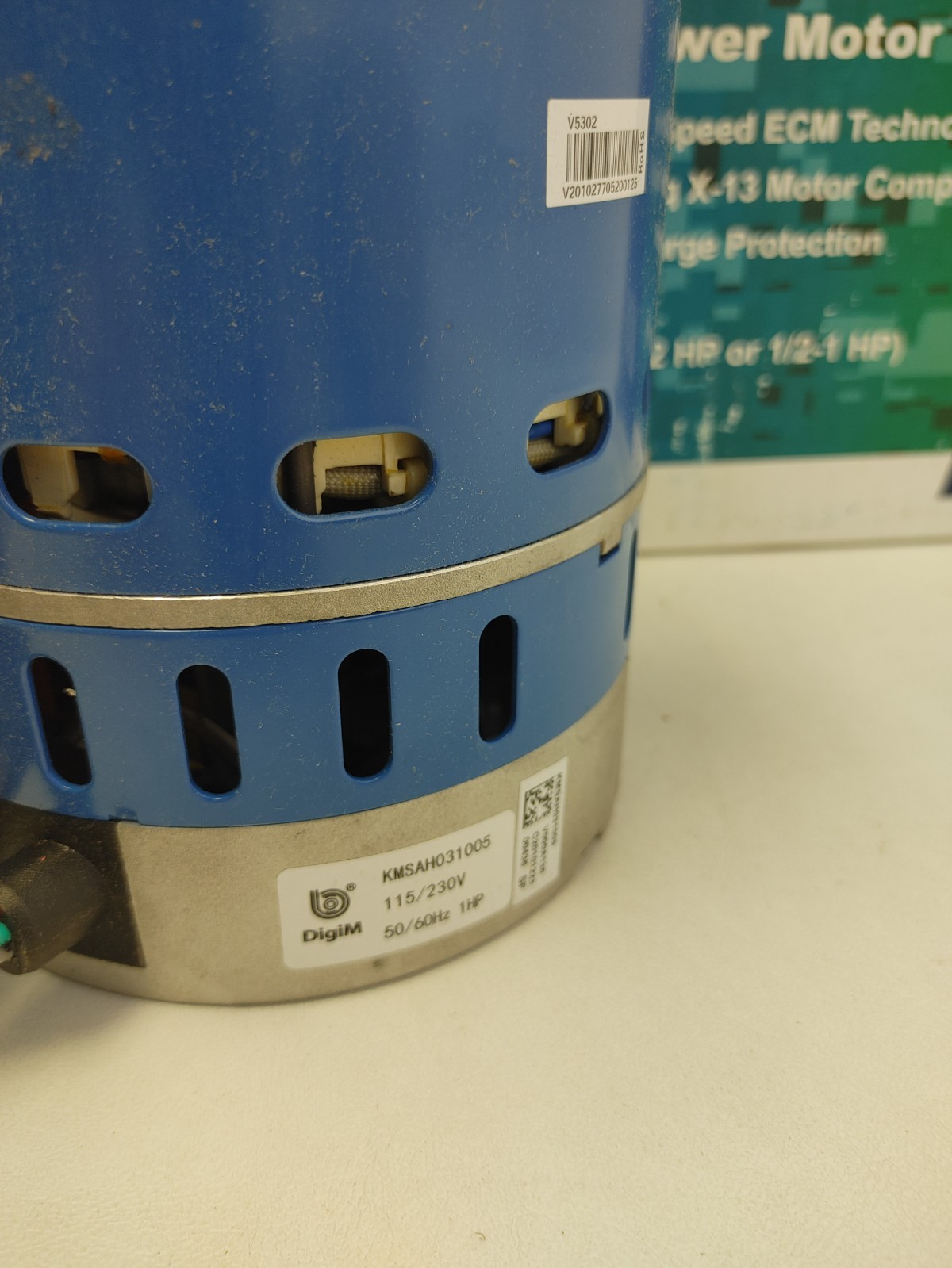 Mars 10861 Azure 1/2-1 HP HVAC Blower Digi Motor