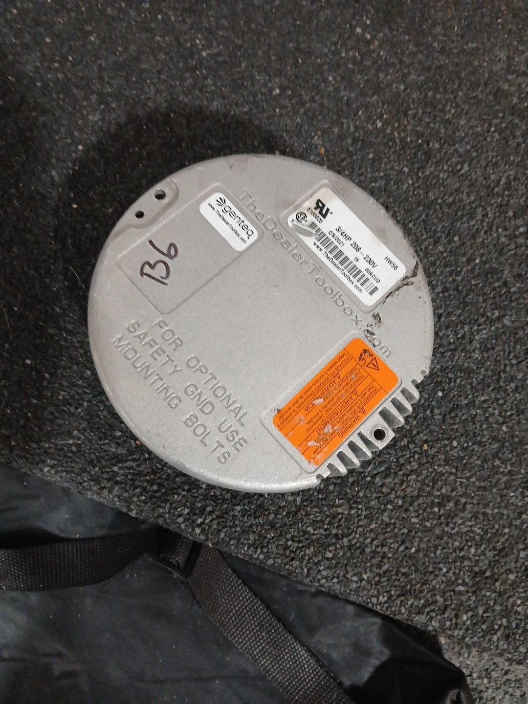 Genteq ECM Motors HW56 208-230V 3/4HP CCW Lead End used Tested B6