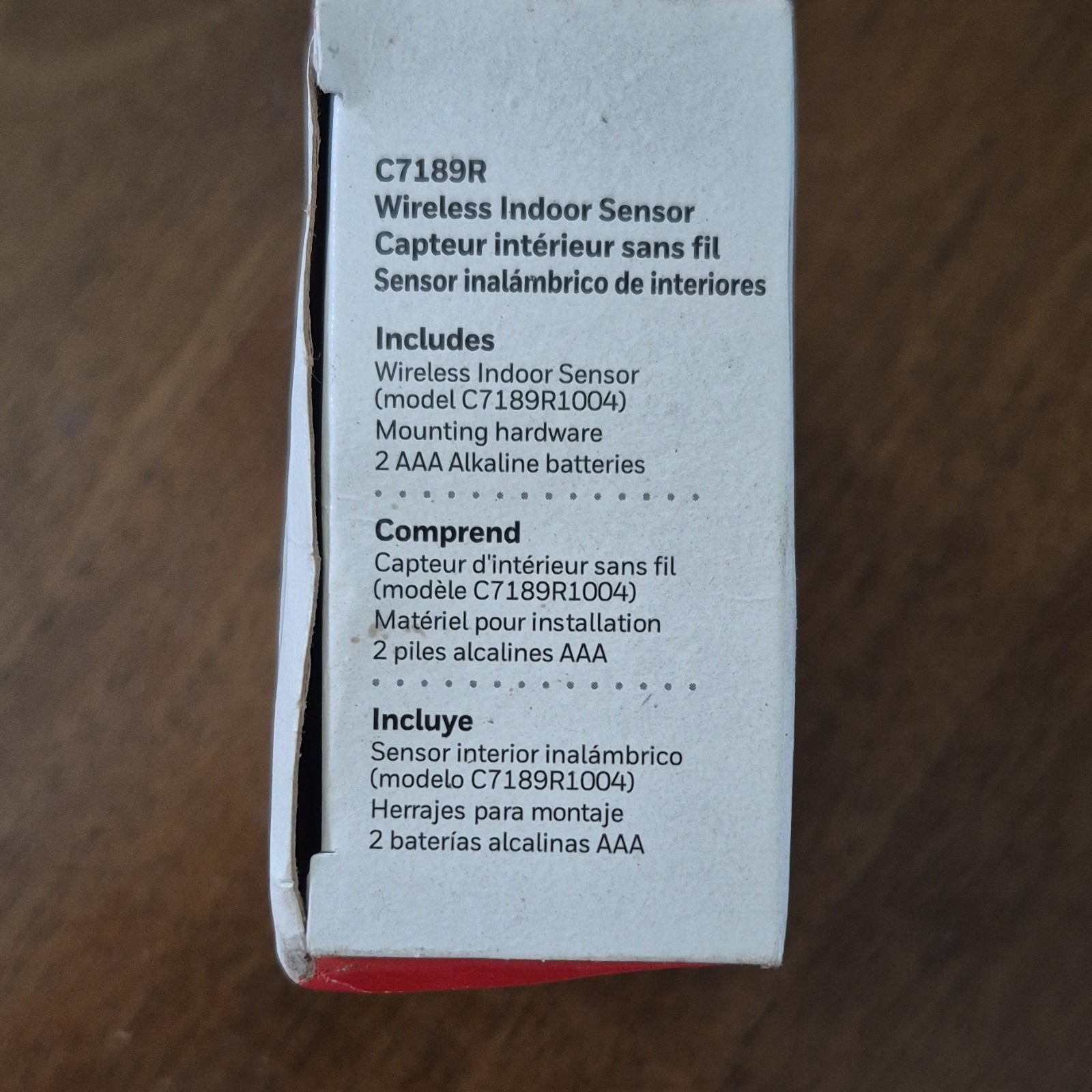 Honeywell Home C7189R Wireless Indoor Sensor for VisionPRO Prestige IAQ 2.0