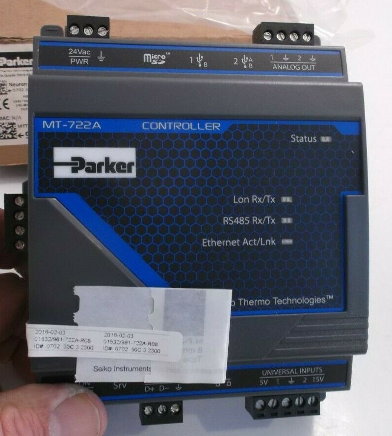 PARKER MT-722A / 961-722A Programmable Controller (HUSSMANN 2H08054001)