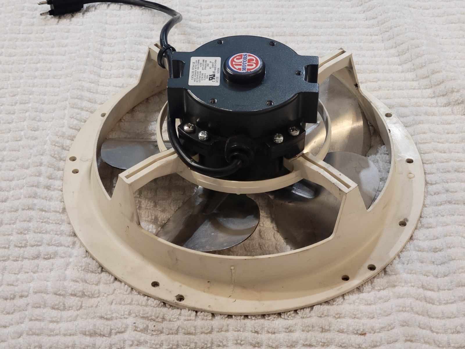 US MOTORS EC5412E Rescue ECM Refrigeration Motor 4-25W 115-230V 1550-1725 RPM